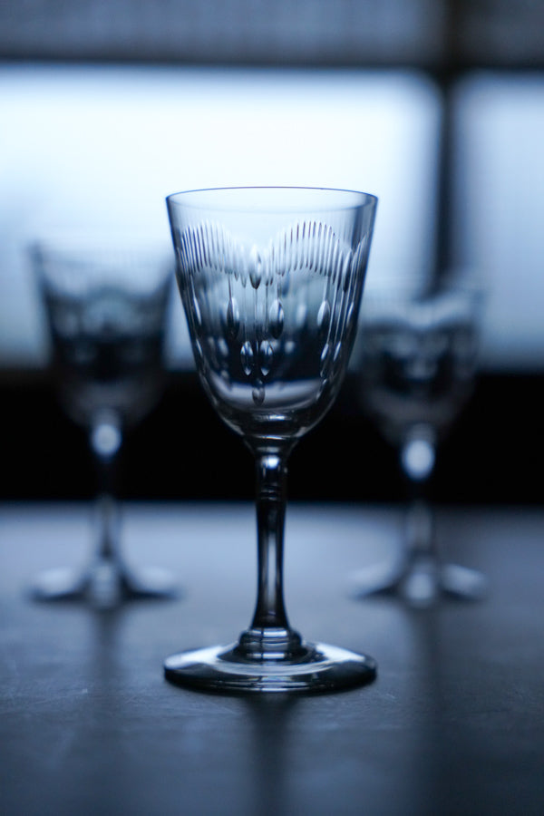 Baccarat Molière Series Small Wine Glass 1916